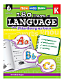 Shell Education 180 Days Of Language Workbook, Kindergarten 1 thumbnail image