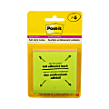 Post-it Notes Super Sticky Full Adhesive Notes, 3" x 3", Energy Boost Colors, 30 Sheets Per Pad, Pack Of 6 Pads