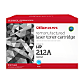 Office Depot® Remanufactured Cyan High Yield Toner Cartridge Replacement For HP 212A, OD212AC