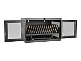 Eaton Tripp Lite Series 16-Port USB Charging Station Cabinet Wall Mount w/ Sync - Cabinet unit - for 16 tablets - lockable - steel - black - wall-mountable, floor-standing, desktop, counter