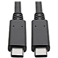 Tripp Lite USB C Cable USB 3.1 Gen 2 w/ 5A Rating 20V M/M USB Type C USB Type-C USB-C 3ft 3' - USB  - U420003G25A 1 thumbnail image