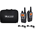 Midland X-TALKER Extreme Dual Pack T77VP5 - 36 Radio Channels - Upto 200640 ft - 121 Total Privacy Codes - Auto Squelch, Keypad Lock, Silent Operation, Low Battery Indicator, Hands-free - Water Resistant - AA - Lithium Polymer (Li-Polymer) - Black, Silver