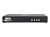 Tripp Lite Secure KVM Switch, DVI to DVI - 4-Port, NIAP PP3.0 Certified, Audio, CAC Support, Single Monitor - KVM / audio switch - 4 x KVM / audio - 1 local user - desktop - TAA Compliant