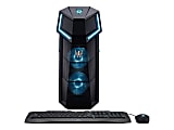 Acer Predator Orion 5000 PO5-610 - Tower - Core i5 8600K / 3.6 GHz - RAM 16 GB - SSD 256 GB - DVD SuperMulti - GF GTX 1060 - Gigabit Ethernet WLAN: - 802.11a/b/g/n/ac, Bluetooth 4.2 - Win 10 Home 64-bit - monitor: none