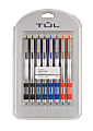 TUL® GL Series Retractable Gel Pens, Medium Point, 0.7 mm, Sliver Barrel, Assorted Standard Inks, Pack Of 8 Pens 1 thumbnail image