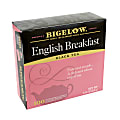 Bigelow® Tea Bags, English Breakfast, Carton Of 100