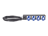 APC Basic Rack PDU - Power distribution strip (rack-mountable) - AC 230 V - input: hardwire - output connectors: 4 (IEC 60309) - 2U - 19" - 28 ft cord - black - for P/N: SCL400RMJ1U, SCL500RMI1UC, SCL500RMI1UNC, SMTL1000RMI2UC, SMTL750RMI2UC
