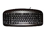 Ergoguys Left-Handed Ergonomic Keyboard, Black