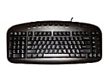 Ergoguys Left-Handed Ergonomic Keyboard, Black 1 thumbnail image