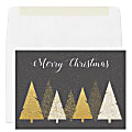 Custom Full-Color Holiday Cards With Envelopes, 7" x 5", Merry Christmas Simplicity, Box Of 25 Cards