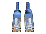 Tripp Lite Cat6 Gigabit Molded Patch Cable (RJ45 M/M), Blue, 5 ft - First End: 1 x RJ-45 Male Network - Second End: 1 x RJ-45 Male Network - 1 Gbit/s - Patch Cable - Gold Plated Contact - 24 AWG - Blue