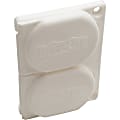 Tripp Lite Safe-IT Replacement Outlet Covers for Hospital Medical Power Strips Antimicrobial - Supports Power Strip - Lockable - Plastic - White 1 thumbnail image