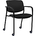 Lorell® Stack Chairs, Black, Set Of 2 Chairs