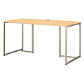 kathy ireland® Office by Bush Business Furniture Method Table Desk, 60"W, Natural Maple, Standard Delivery