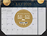 2025-2026 Willow Creek Press Academic Monthly Desk Pad Calendar, 22" x 17", Moon Magic, July 2025 To June 2026, 56981 1 thumbnail image