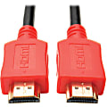 Eaton Tripp Lite Series High-Speed HDMI Cable, Digital Video and Audio, UHD 4K (M/M), Red, 6 ft. (1.83 m) - HDMI  - P568006RD 1 thumbnail image