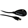 StarTech.com Desktop USB Extension Cable - Extend a USB port from the back of your computer to your desktop - 5 ft usb a to a extension cable - 5ft usb a male to a female cable - 5ft usb 2.0 extension cord