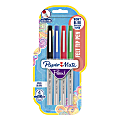 Paper Mate® Flair Felt-Tip Pens, Ultra-Fine Point, 0.4 mm, Assorted Colors, Pack Of 4 Pens