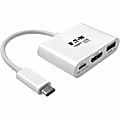 Eaton Tripp Lite Series USB C to HDMI Multiport Video Adapter Converter 1080p w/ USB-A Hub & USB-C PD Charging 1 thumbnail image