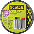 Scotch® Colored Duct Tape, 1 7/8" x 10 Yd., Glow-In-The-Dark Batman 1 thumbnail image