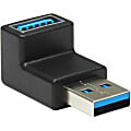 Eaton Tripp Lite Series USB 3.0 SuperSpeed Adapter - USB-A to USB-A, M/F, Down Angle, Black - USB adapter - U324000DN 1 thumbnail image