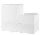 Bostitch® Office Konnect 3-Piece Stackable Storage Cup Set, White