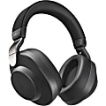 Jabra Elite 85h Wireless Noise-Cancelling Headphones - Stereo - Mini-phone - Wired/Wireless - Bluetooth - 32.8 ft - 10 Hz - 20 kHz - Over-the-head - Binaural - Circumaural - 3.94 ft Cable - Noise Canceling - Titanium Black