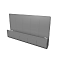 Deflecto Standing Desk Privacy Panel Organizer, Gray 1 thumbnail image