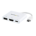 StarTech.com USB C Multiport Adapter With HDMI, White