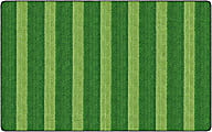 Flagship Carpets Basketweave Stripes Classroom Rug, 7 1/2' x 12', Green 1 thumbnail image