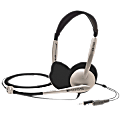 Koss CS100 - Headset - on-ear - wired - black, white