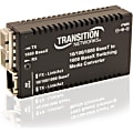 Transition Networks Mini 10/100/1000 Bridging Media Converter