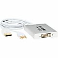 Tripp Lite 6in DisplayPort to DVI Active Video Adapter Dual Link 2560x1600 - DisplayPort/DVI/USB  - P13406NDVIDL 1 thumbnail image
