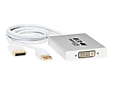 Tripp Lite 6in DisplayPort to DVI Active Video Adapter Dual Link 2560x1600 - DisplayPort/DVI/USB for Projector, TV, Monitor, Video Device, Notebook, Graphics Card