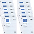 Sparco™ 3HP Notebook Filler Paper, 8" x 10.5", Wide Ruled, 2400 Sheets, White 1 thumbnail image