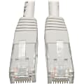 Tripp Lite 5ft Cat6 Gigabit Molded Patch Cable RJ45 M/M 550MHz 24 AWG White - 5 ft - 1x RJ-45 Male Network - N200005WH 1 thumbnail image