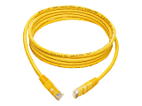 Tripp Lite 7ft Cat6 Gigabit Molded Patch Cable RJ45 M/M 550MHz 24AWG Yellow - 128 MB/s - 7 ft - Yellow