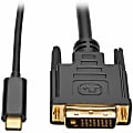 Tripp Lite USB C to DVI Adapter Cable Converter 1080p M/M USB Type C to DVI, USB-C, USB Type-C 6ft 6' - DVI/USB  - U444006D 1 thumbnail image