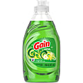 Gain Ultra Original Scent Dish Liquid - Liquid - 8 fl oz (0.3 quart) - Original ScentBottle - 18 / Carton - Green