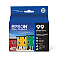 Epson 99 Claria Hi-Definition Ink Standard Capacity Color Cartridge Combo, Pack Of 5, T099920-S 1 thumbnail image