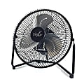 Vie Air 9" 3-Speed High-Velocity Floor Fan, 11-1/2" x 11-1/2"