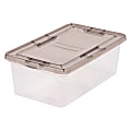 Iris® Snap Top Storage Boxes, 1.6 Gallon, Clear, Set Of 10 Boxes 1 thumbnail image