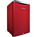 Danby 4.4 Cu.Ft. Compact Refrigerator - 4.40 ft³ - Auto-defrost - Auto-defrost - Reversible - 4.40 ft³ Net Refrigerator Capacity - Red - Metallic - Chrome