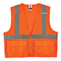 Ergodyne GloWear Safety Vest, Standard, Type-R Class 2, Small/Medium, Orange, 8220Z