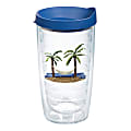 Tervis Palm And Hammock Tumbler With Lid, 16 Oz, Clear 1 thumbnail image