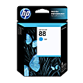 HP 88 Cyan Ink Cartridge, C9386AN