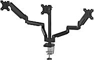 Fellowes® Platinum Series Triple Flat-Panel Monitor Arms, Black 1 thumbnail image