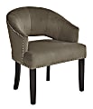 Ave Six Vivian Accent Chair, Otter/Dark Espresso