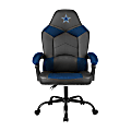 Imperial Adjustable Oversized Vinyl High-Back Office Task Chair, NFL Dallas Cowboys, Black/Blue