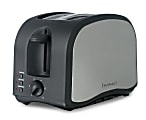 Continental Platinum 2 Slice Toaster, Black 1 thumbnail image